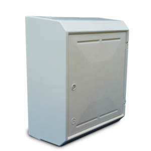 Gas Meter Box Surface Mounted White