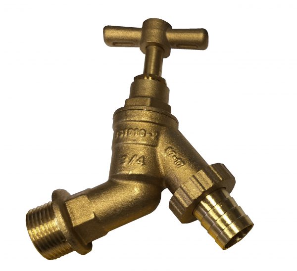 Double Check Valve Hose Union Bib Tap 3/4