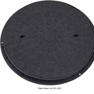 Manhole Cover 450mm Rnd H/Duty D/Iron B125