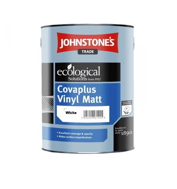 Johnstones Vinyl Matt Emulsion B/White 5Lt