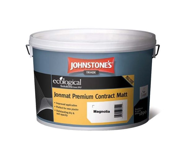 Johnstones Contract Emulsion Magnolia 10Lt