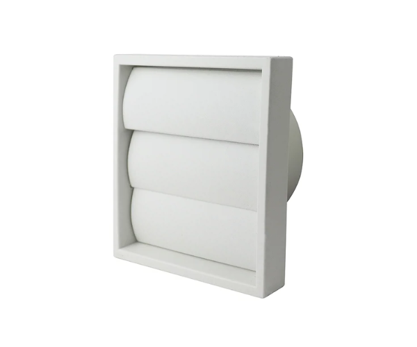 Vent Self Closing 100mm White