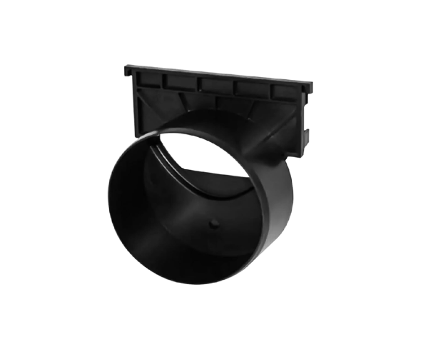 Aco Rain Drain Outlet End Cap Black