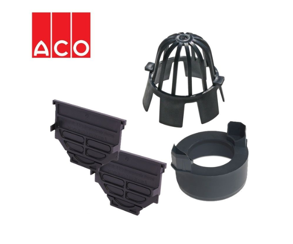 Aco Hex Drain Accessory Set (Black)