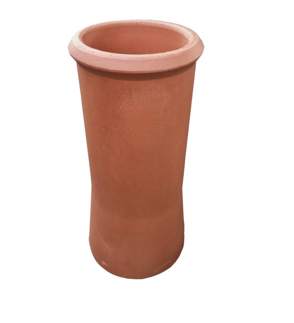 Roll Top Chimney Pot 900mm Red