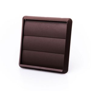 Vent Self Closing 100mm Brown