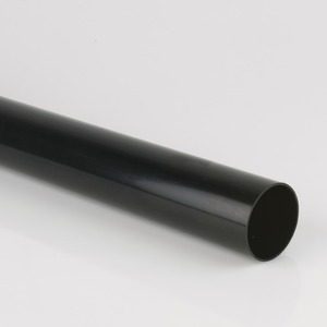 Brett Martin 68mm Round Downpipe 2.5m Black