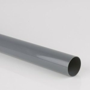 Brett Martin 68mm Round Downpipe 2.5m Grey