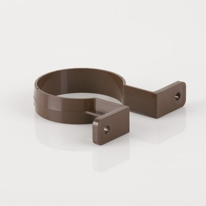 Brett Martin 68mm Round Downpipe Bracket Brown