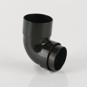 Brett Martin 68mm Round 92° Downpipe Bend Black