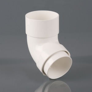 Brett Martin 68mm Round 112° Offset Downpipe Bend White