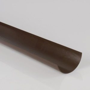 Brett Martin 112mm Roundstyle PVCu Gutter 2m Brown