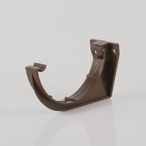 Brett Martin 112mm Roundstyle PVCu Fascia Bracket Brown