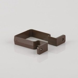 Brett Martin 65mm Square Downpipe Bracket Brown