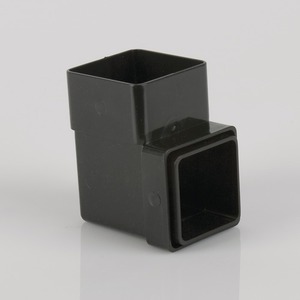 Brett Martin 65mm Square 92° Downpipe Bend Black