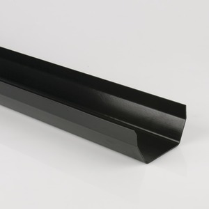 Brett Martin 114mm Squarestyle PVCu Gutter 2m Black