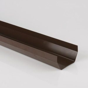 Brett Martin 114mm Squarestyle PVCu Gutter 2m Brown