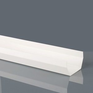 Brett Martin 114mm Squarestyle PVCu Gutter 2m White