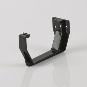 Brett Martin 114mm Squarestyle PVCu Fascia Bracket Black