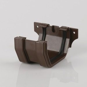 Brett Martin 114mm Squarestyle PVCu Joint/Union Brown