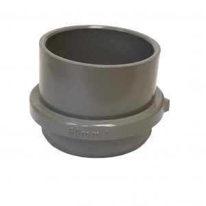 Brett Martin 50mm Solvent Weld Connection Waste Adaptor Grey