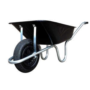 Contractors Black Wheelbarrow 85Lt