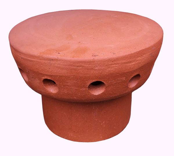 Fluevent Chimney Cap 185mm Spigot Red