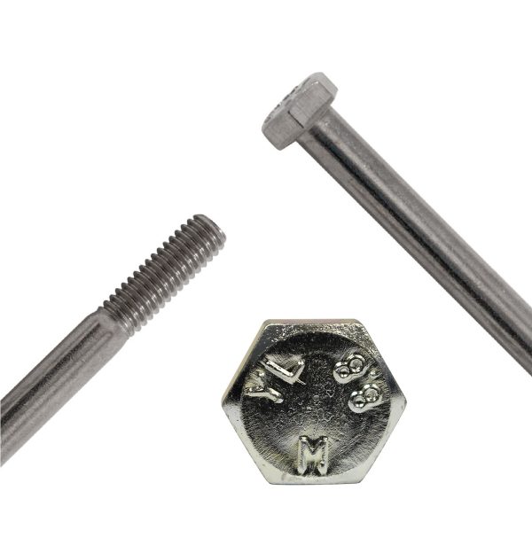 Hex Head Bzp Bolt M8 X 100mm