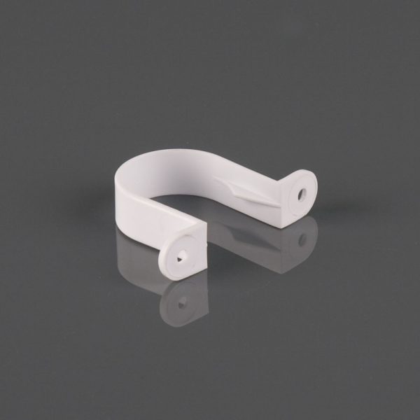 Brett Martin 50mm Solvent Weld Pipe Clip White