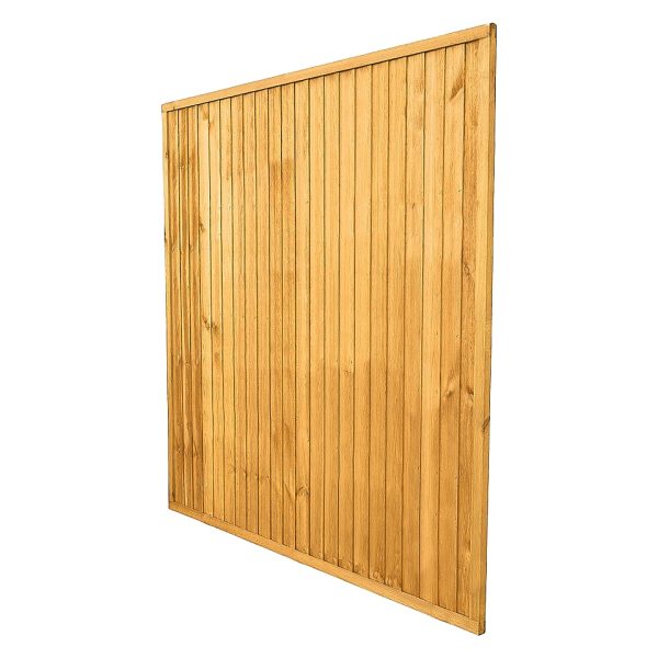 Closeboard Fence Panel 1.2m Gold