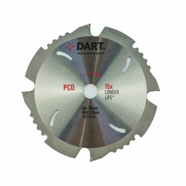 Dart PCD Fibre Cement Saw 165mm x 20mm Bore