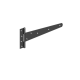 GateMate Medium Tee Hinges Black 200mm (Pair)