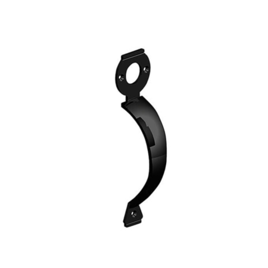 GateMate Prem Long Throw Lock Pull Handle Black 200mm