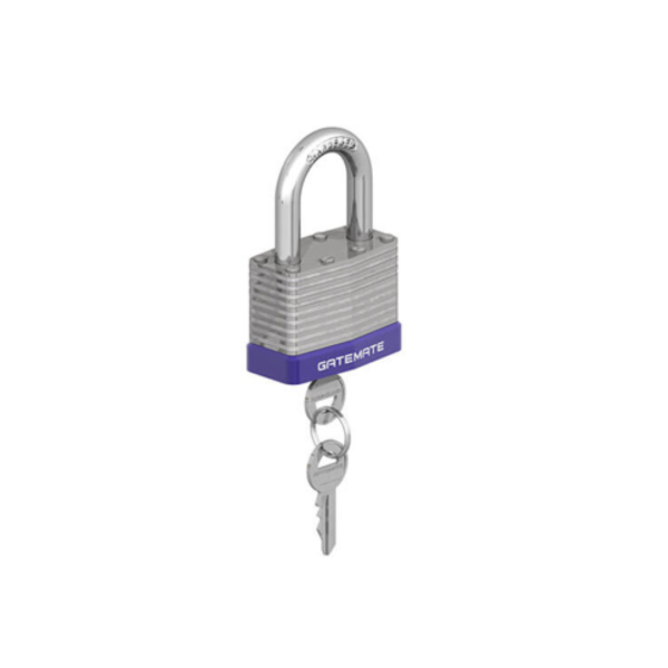 GateMate Laminated Steel Padlock 50mm