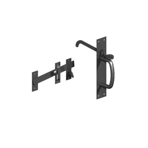 GateMate Suffolk Latches Heavy Black