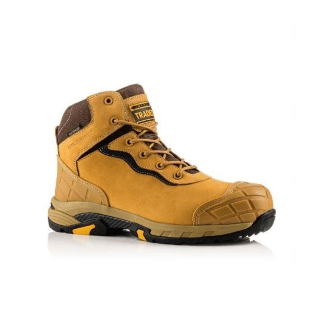 BLITZHY-09 SAFETY BOOTS WATERPROOF HONEY TRADEZ BLITZ SIZE 9 EURO 43