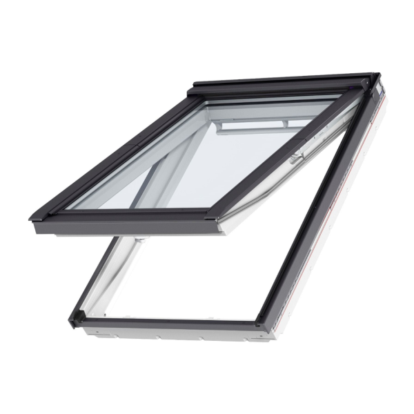 Velux Manual Top Hung White Poly Roof Window CK04 55cm x 98cm