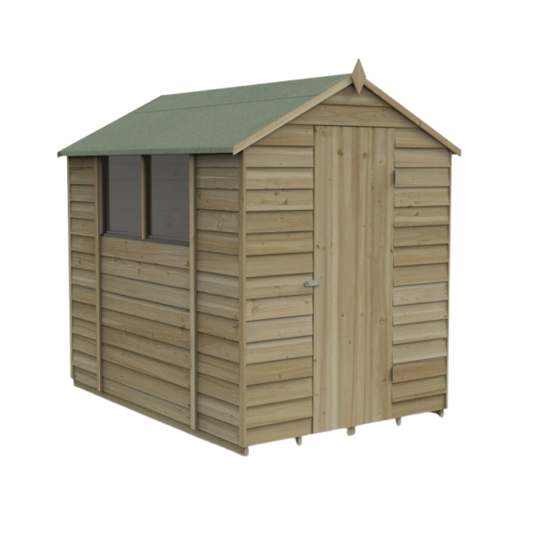 Apex Shed Overlap Pressure Treated 7ft x 5ft