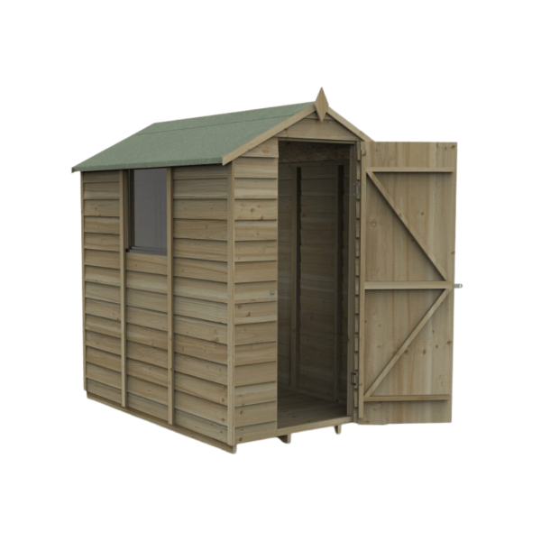 Apex Shed Overlap Pressure Treated 6ft x 4ft