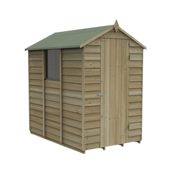 Apex Shed Overlap Pressure Treated 6ft x 4ft