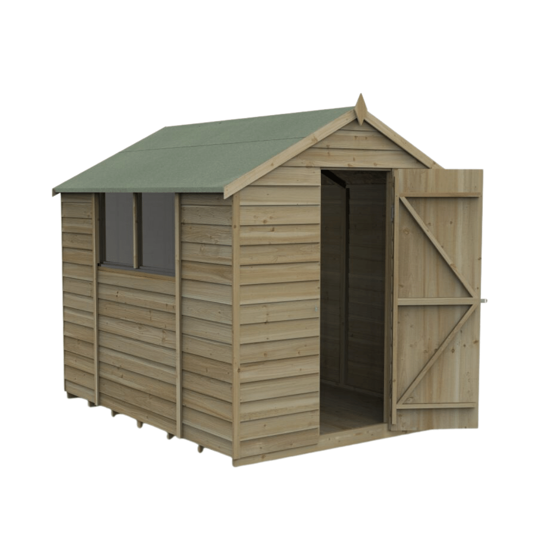 Apex Shed Overlap Pressure Treated 8ft x 6ft