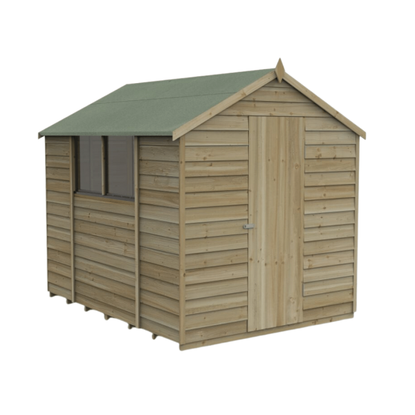 Apex Shed Overlap Pressure Treated 8ft x 6ft