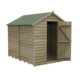 Apex Shed Overlap Pressure Treated 8ft x 6ft No Window