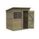 Overlap Pressure Treated Pent Shed 6x4