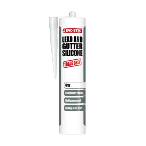 Evo-Stik Lead & Gutter Silicone Sealant Grey