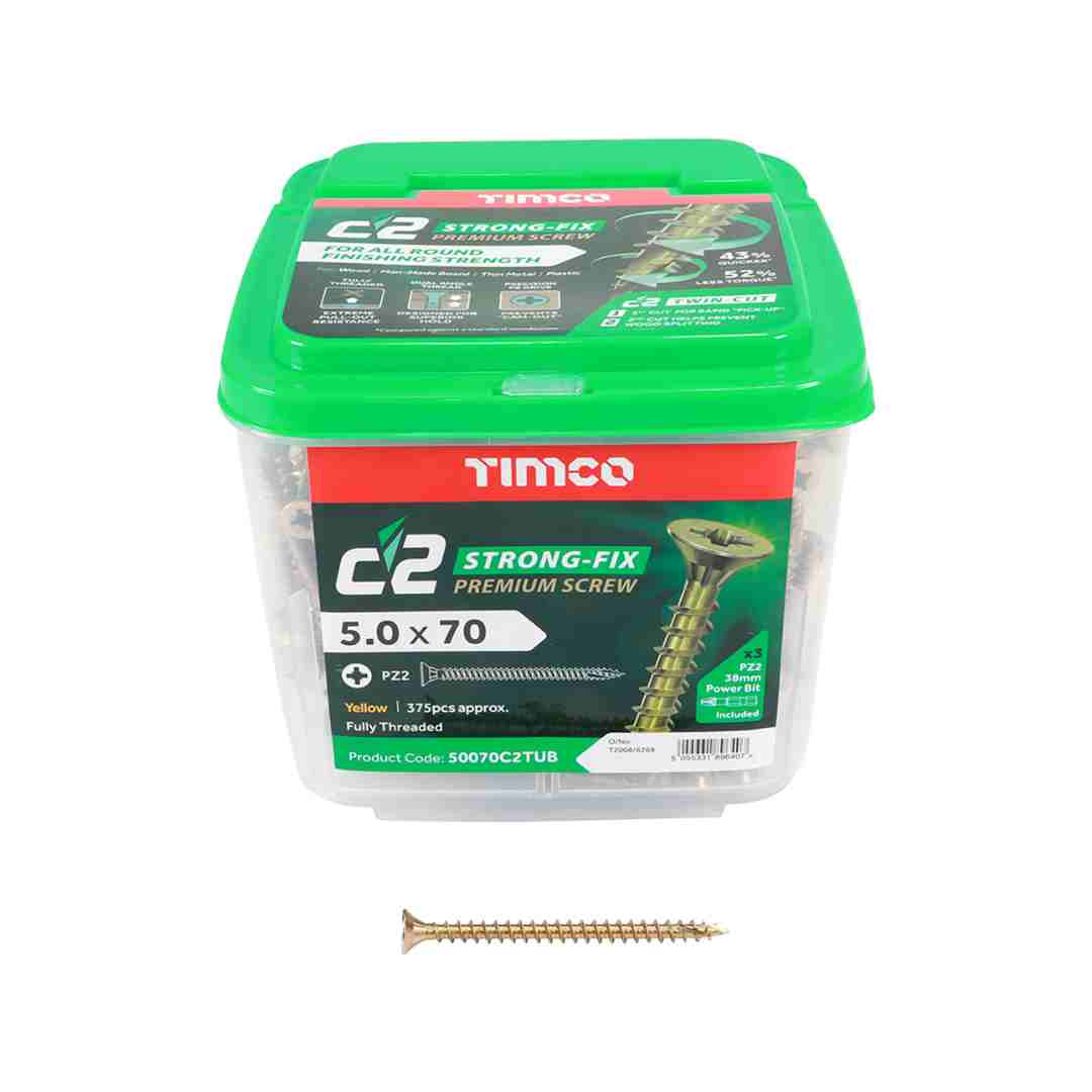 C2 Strong Fix Screw 5 x 70mm (375)