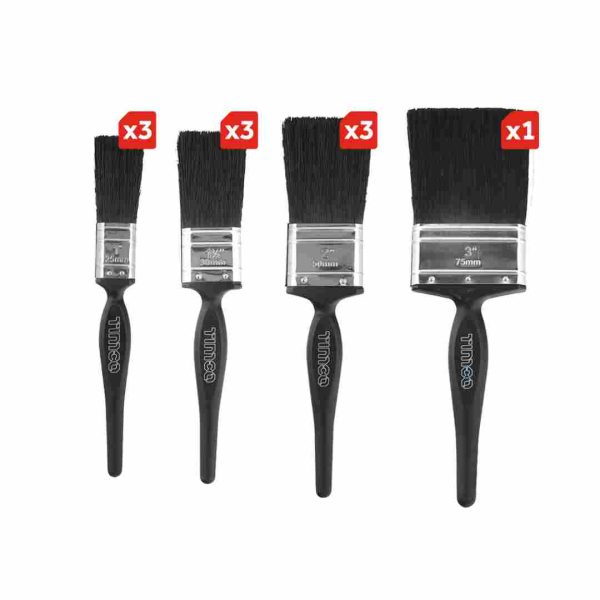 Timco Contractor's Paint Brush Set 10PC