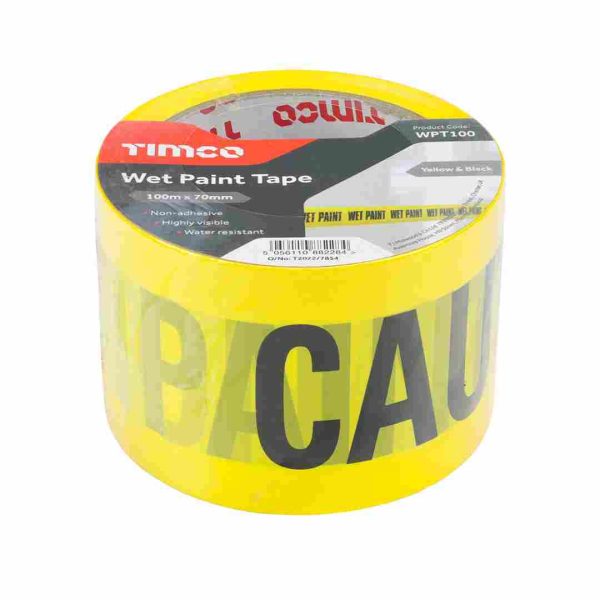 Timco Wet Paint Tape 70mm x 100mm