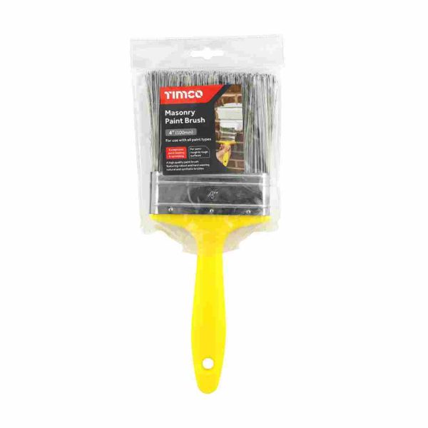 Timco Masonry Paint Brush 100mm