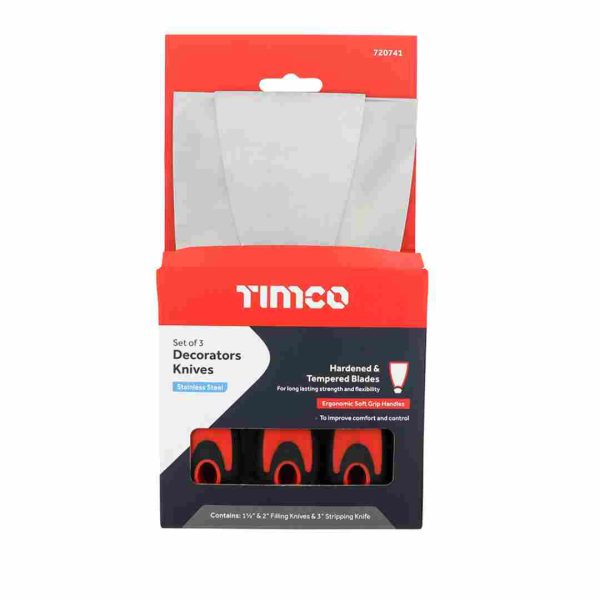 Timco Decorator's Knives Set 3PC